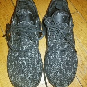 ADIDAS Toddler Black and Gray Gym Shoes 10.5